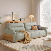 Modern flared arm sleeper sofa